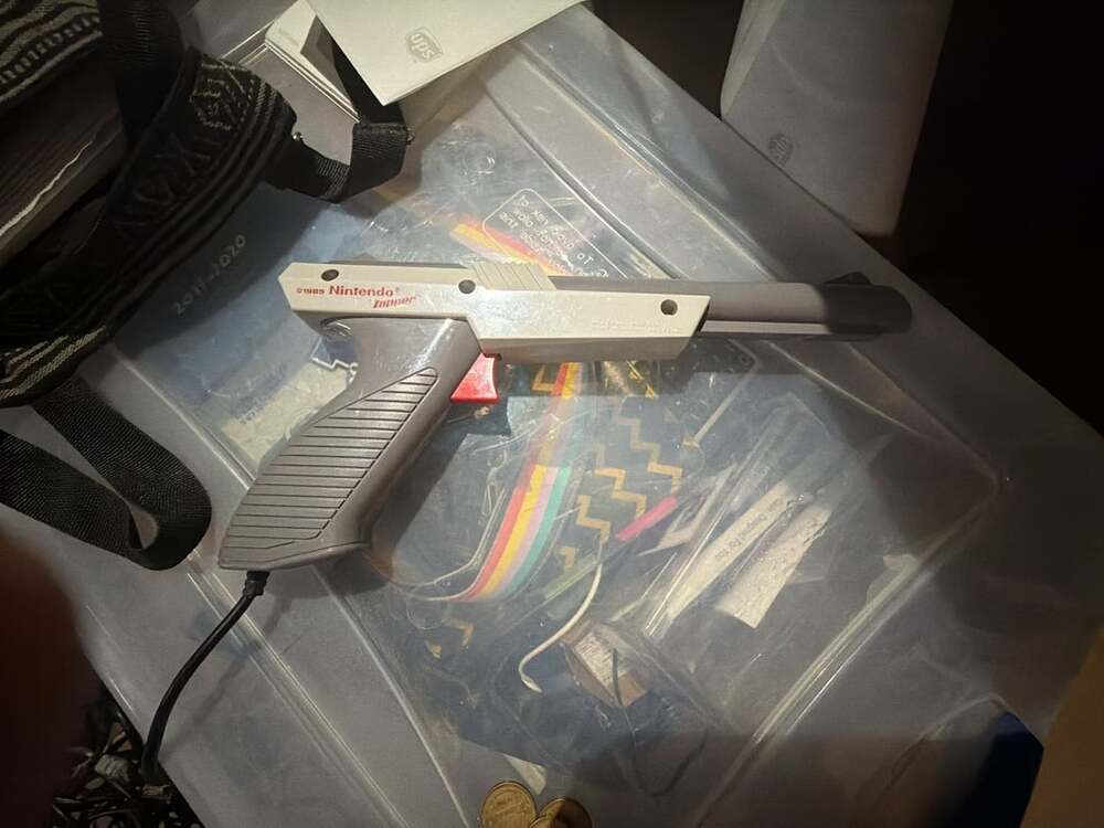 Nintendo NES Zapper Light Gun Grey